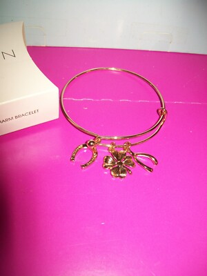 Avon Wish Me Luck CHARM Bracelet NIB