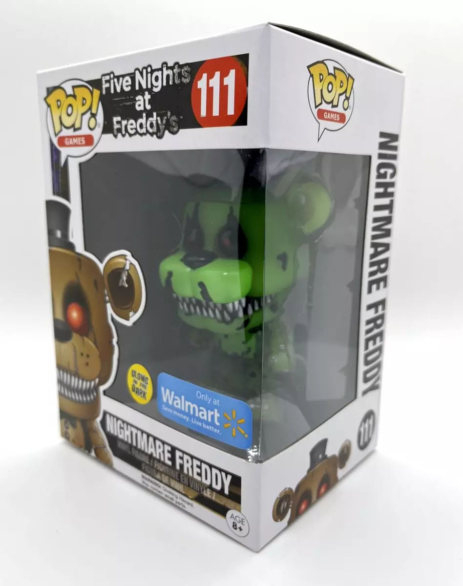 POP Games: Five Night's at Freddy's Glow in the Dark Nightmare Freddy  Walmart Exclusive 