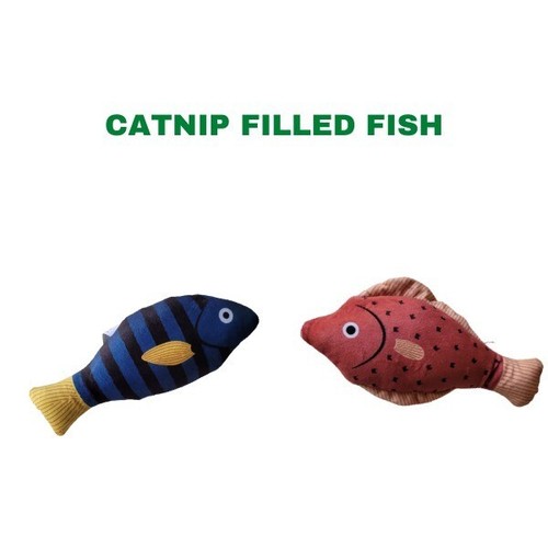 Cat Toys 2 pack fish Toy Catnip inside Cats love it - Picture 6 of 15