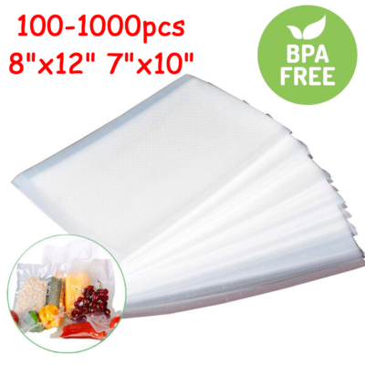 8x12 Inch Vacuum Sealer Bags (50 Pack?) – 4mil Thick, For FoodSaver Machines – Open Box