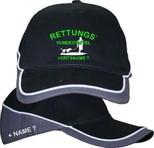 Rettungshunde Mantrailing Hundeschule Basecap Kappe Mütze Hut Hunde Training 1