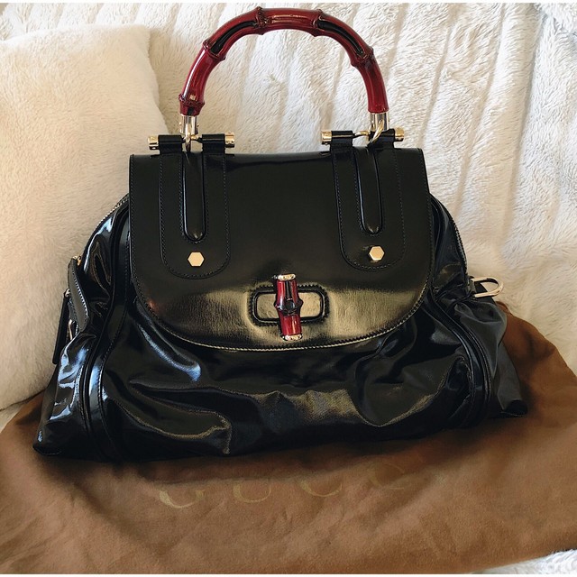 black patent leather bag sale