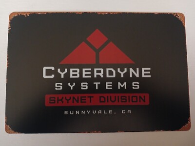 TERMINATOR Blechschild 20x30 cm  CYBERDINE SYSTEMS SKYNET DIVISION