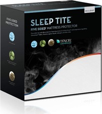 Malouf 5 Sided Split California King Mattress Protector w/Tencel  Omniphase, S6