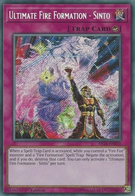 Ultimate Fire Formation - Sinto - FIGA-EN021 - Secret Rare - 1st Edition - Light