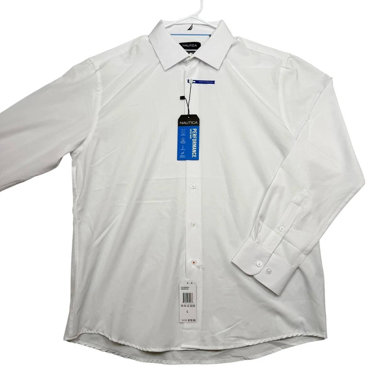 men's slim fit supershirt dress shirt Nautica Men's Slim-Fit Supershirt Dress Shirt