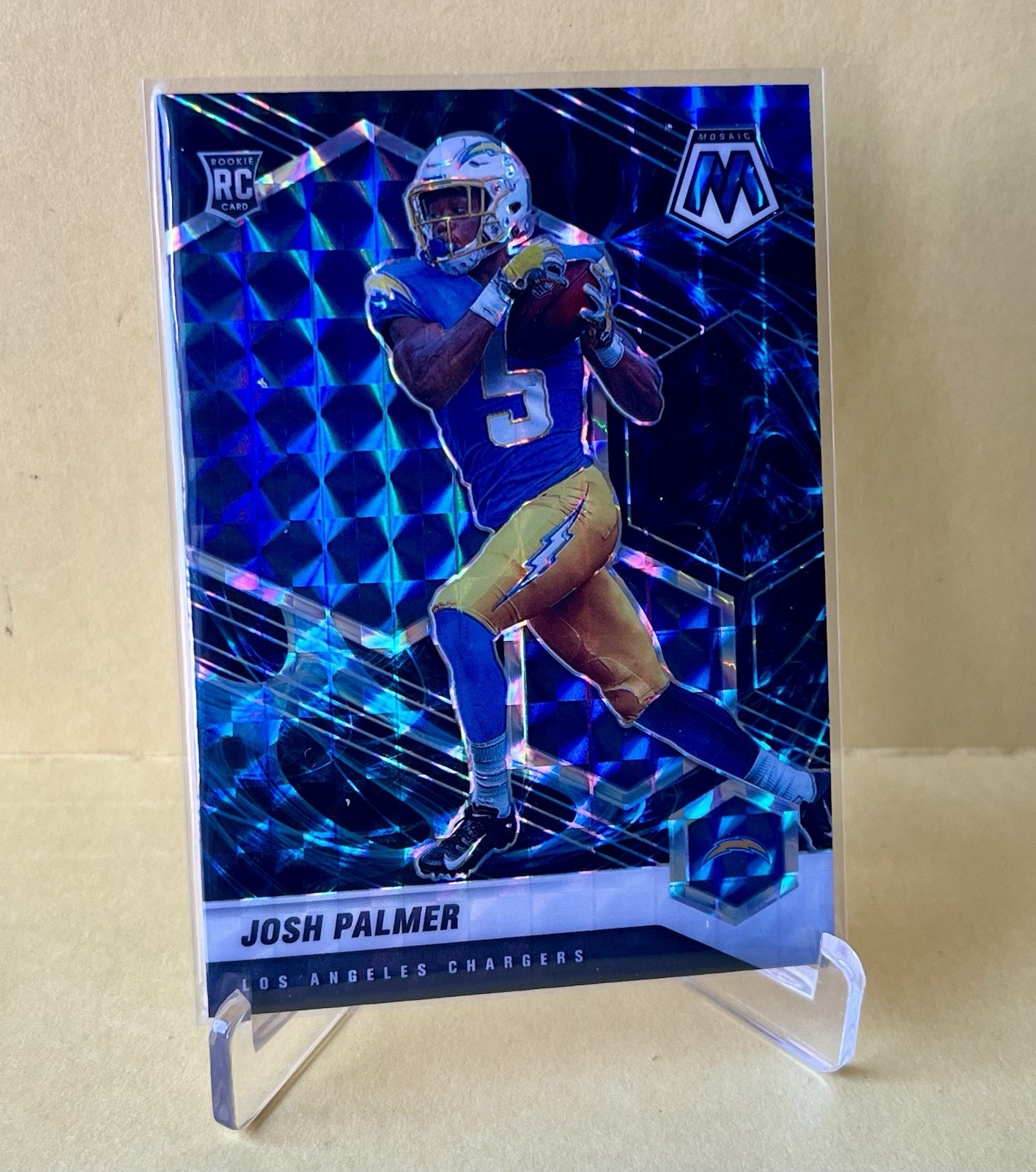 2021 Mosaic Josh Palmer #329 Genesis (RC) - Current Buffalo Bills WR