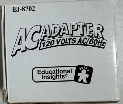 EI-8702 AC Adapter 120 volts AC/60Hz