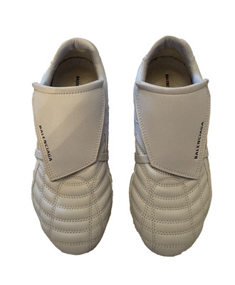 Balenciaga Soccer White Leather Sneakers EU37 US7