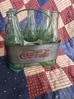 Coca-Cola Vintage Aluminum Metal 6-Pack Bottle Carrier Caddy 5 Bottles