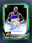 KHAMAN MALUACH 2025-26 Bowman Chrome Green REPTILIAN REFRACTOR AUTO /99 #BCA-KM
