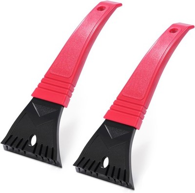 Durable Ice Scraper and Snow Brush with Ergonomic Grip 2-Pack Windshield Frost