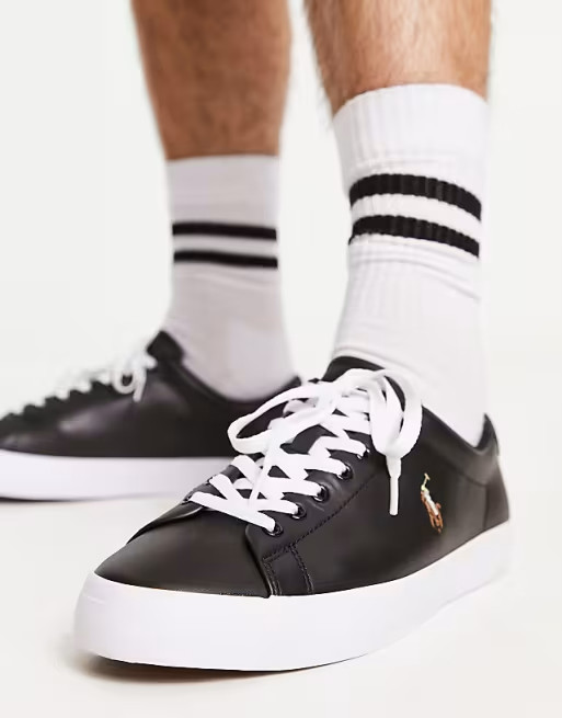 Polo Ralph Lauren Longwood leather Trainers Shoes RRP £120 All Sizes BNIB image 5