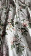 Beautiful Long Floral Cotton Curtains Lined Pencil Pleat W168 x L250cm 2 Panels