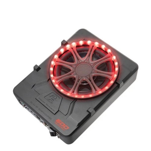 Subwoofer amplificado de 8" 600 vatios máximo LED amplificador de música estéreo para automóvil sub alimentación NUEVO - Imagen 10 de 11