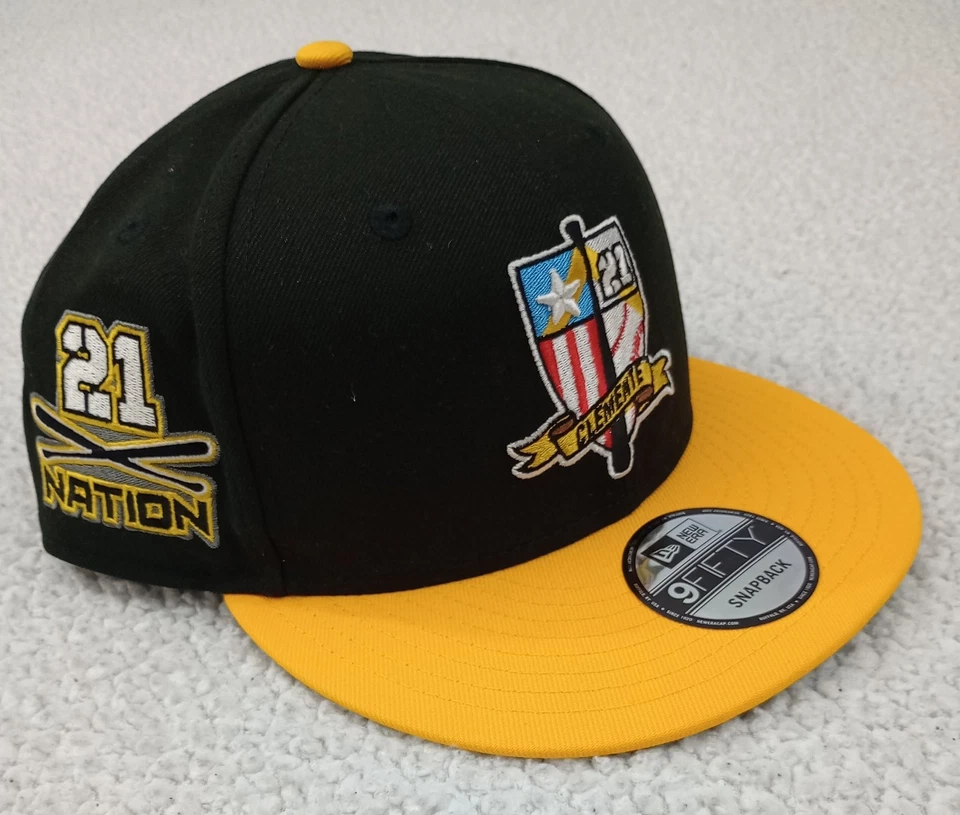 New Era 9FIFTY Roberto Clemente 21 Crest Side Patch Snapback Hat Cap - Image 4 of 4