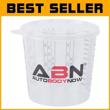 Durable 40oz Mixing Cups with Measurement Markings | 100 Pack - For Paint & More