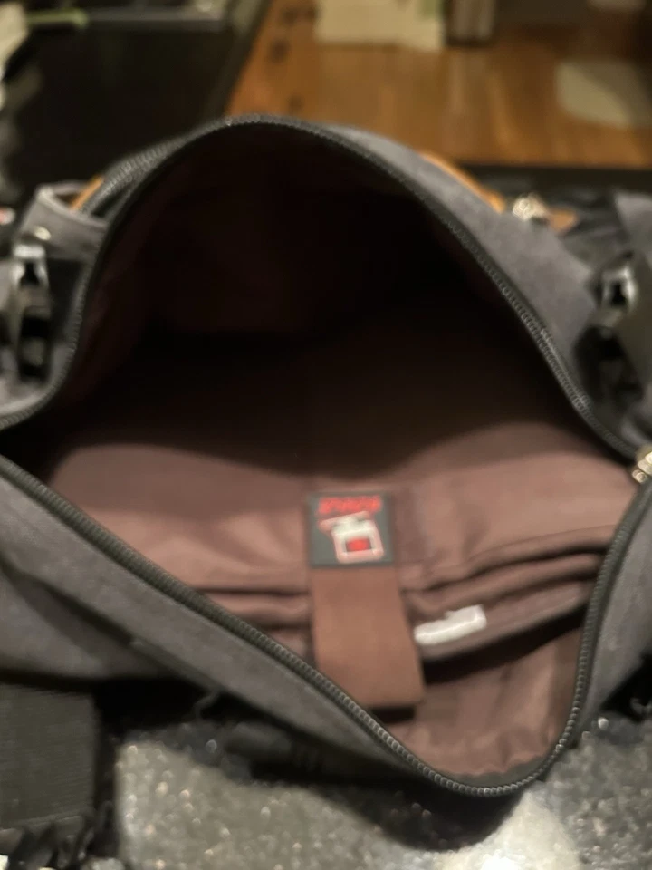 Mochila de lona vintage para laptop KAKA - Azul - Imagem 4 de 4