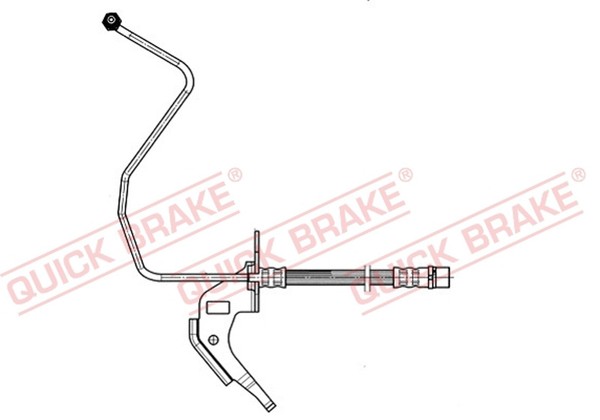 Quick Brake Bremsschlauch 35.914 FüR Opel A04 Astra Cc T98 Caravan Gtc Zafira-image