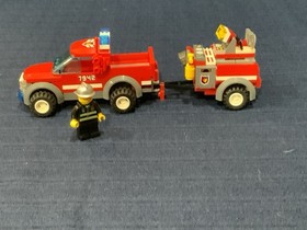 Lego City Off Road Fire Rescue Set #7942 Complete W/ Instructions Retired No Box