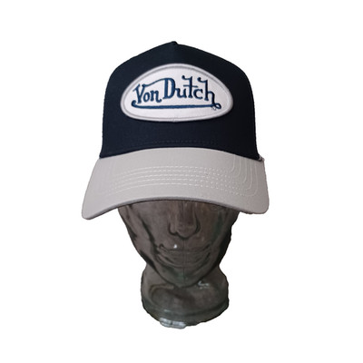 Von Dutch Hat Snapback Blue White Trucker Two Tone Mesh Back NWOT