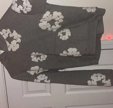 Denim Tears Cotton Wreath Sweatshirt Hoodie Gray, Size x Large