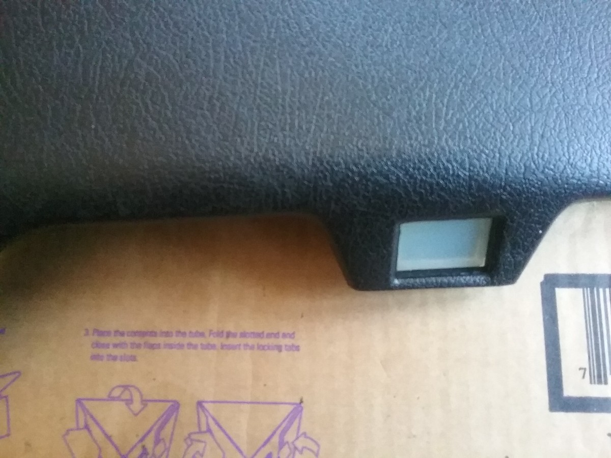 84-89 NISSAN Z31 300ZX FRONT LEFT UNDER DASH KICK TRIM PANEL BLACK