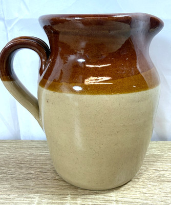 Vintage Pearson s Chesterfield Stoneware Flagon Jug Pattern 1810 England 14cm VG