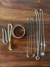 Gold Toned and Silver Toned Necklaces And Bracelets Lot