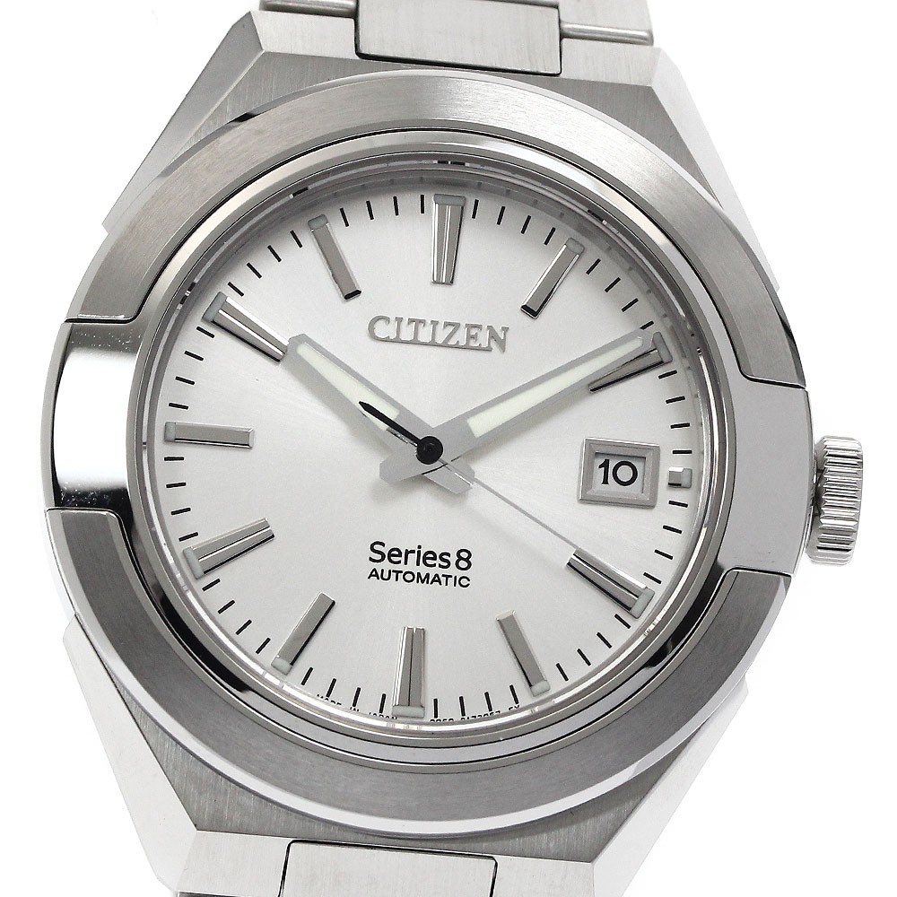 【新品未使用】シチズンSeries8シリーズ8メカニカルNA1000-88A CITIZEN WATCH NA1000-88A SERIES 8 DATE AUTOMATIC SILVER SS