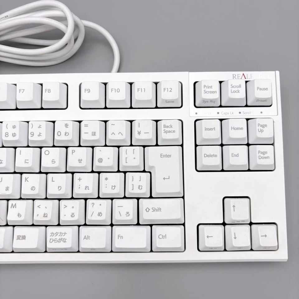 Realforce R3sc41 White Keyboard 91-key Topre Japanese Layout Electrostatic - Image 2 of 4