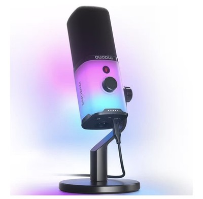 USB/XLR Dynamisches Mikrofon RGB   Streaming Podcast Gaming PC PS5 