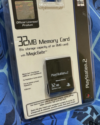 Sony PlayStation 2 32MB Memory Card Katana MagicGate OEM Authentic