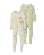 Disney Baby Lion King 2-Pack Footed Pajamas
