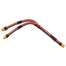 XT60i Splitter Wire 1 Male to 2 Female 10AWG Silicone Wire