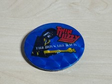 Thin Lizzy The Boys Are Back 2" Prism Type Pin Badge Vintage Original