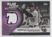 2021 Topps Major League Materials Black 6/199 Nolan Arenado #MLM-NA 4ze
