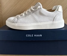 Cole Haan Women's Size 9.5B Grand Crosscourt Coaster Sneaker Ivory Suede New Box