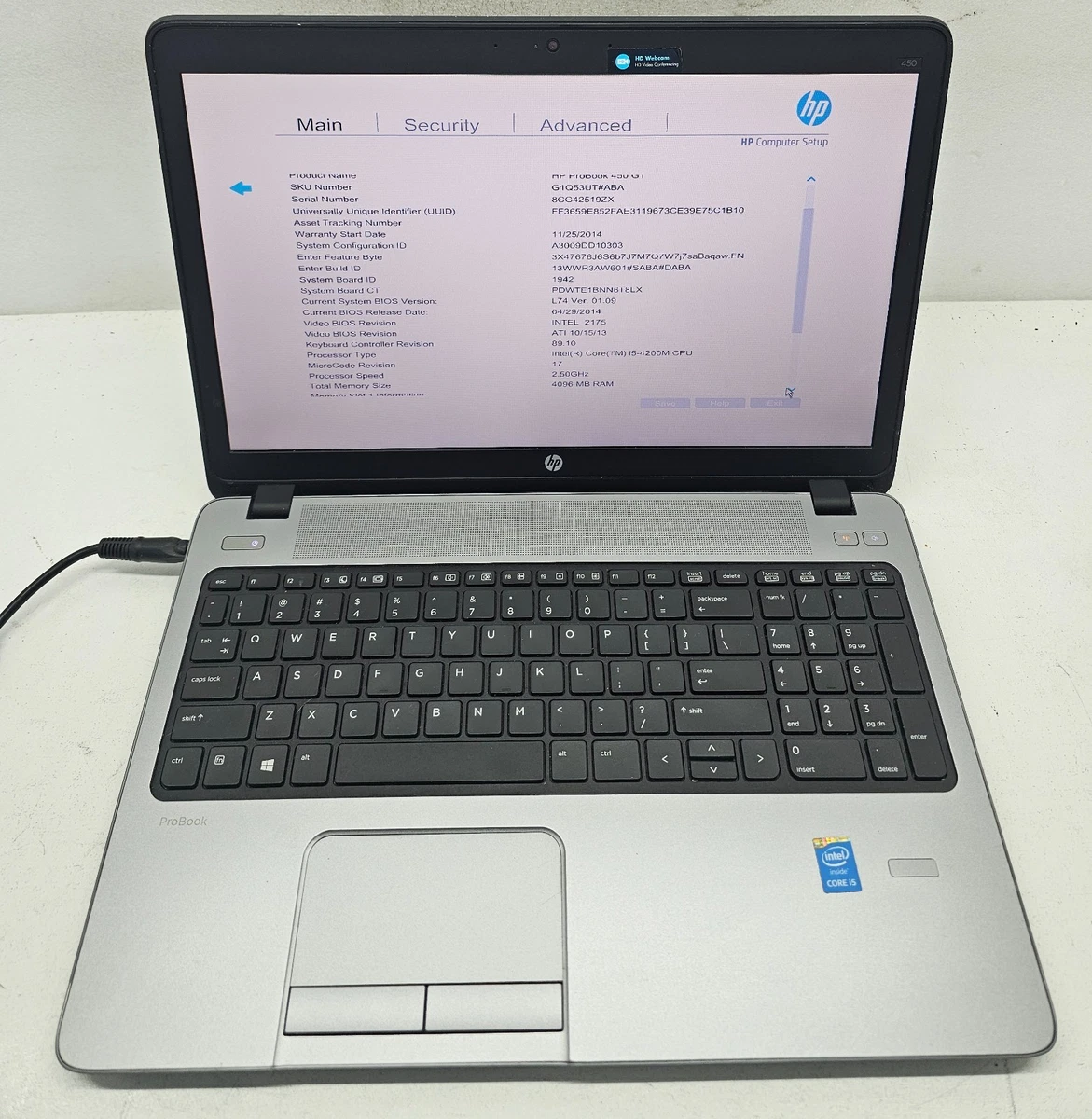HP ProBook Intel Core i5 4th Gen. 4 GB RAM Notebooks/Laptops for
