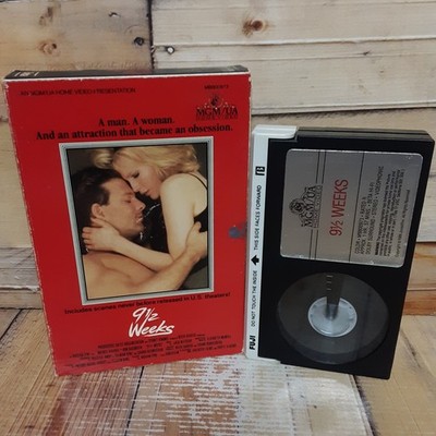 9 1/2 Weeks (Betamax / Beta Used) Drama Romance Mickey Rourke