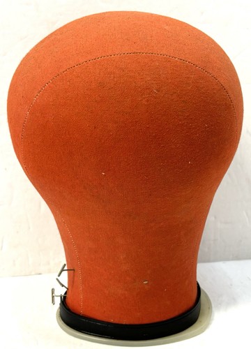 Vintage Millinery Hutmacher Canvas Perückenform Industrie Größe 22,5 Display - Bild 4 von 8