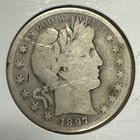 1897-S Barber Half Dollar Light Scratch
