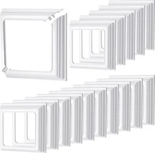 Thyle 8 Pcs True 4x4 Inches Vinyl Post Skirt Base Cover 