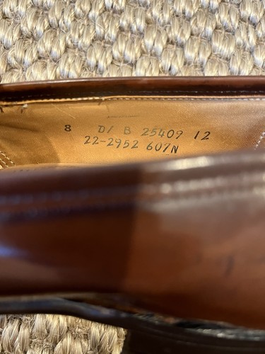 Vintage Johnston & Murphy Brogue Tassel Loafers with Kiltie Size 8D Made In USA - Picture 6 of 6