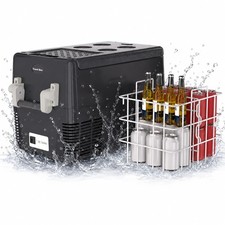 12V Portable Car Refrigerator Freezer for Camping ,33QT 30L Electric Cooler