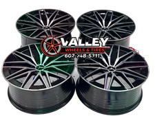 22 Mercedes Benz Rims Wheels Stggd 10 11.5r New Black Gls Gle Glb Black 112m