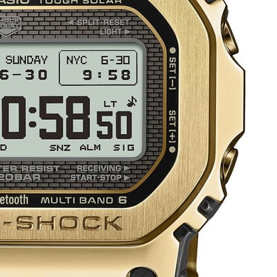 Casio GMW-BZ5000GD-9JF G-Shock Quartz Men Watch Gold Digital Dial