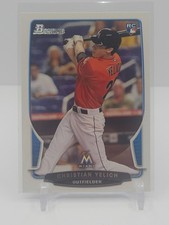 CHRISTIAN YELICH 2013 BOWMAN ROOKIE CARD! RC! MIAMI MARLINS!. rookie card picture