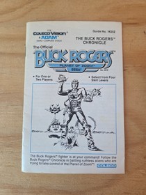 Coleco Colecovision Adam game Buck Rogers Planet Of zoom  sega !