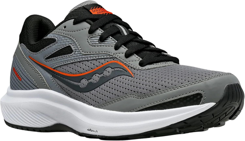 Saucony Men's Cohesion 16 Running Shoes Charcoal/Orange - Picture 4 of 9